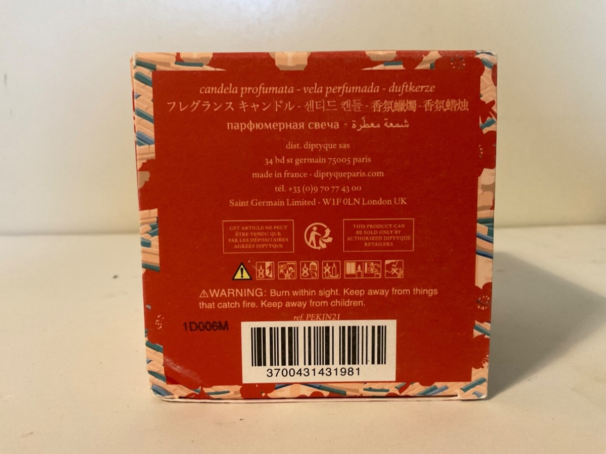 DIPTYQUE PEKIN LIMITED EDITION PARFUME SCENTED CANDLE 190G. | eBay