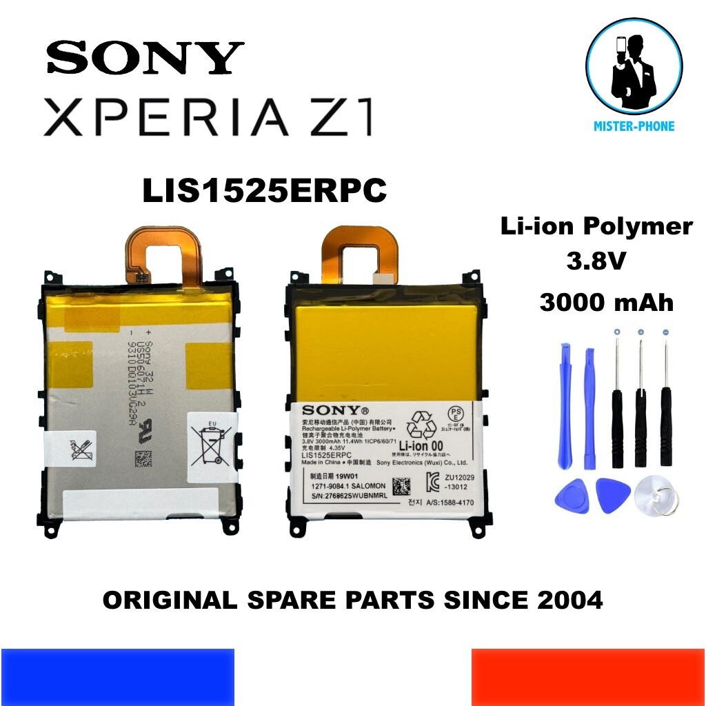 K BATERIA DE ORIGEN SONY XPERIA Z1 LIS1525ERPC 3000mAh 11,4Wh