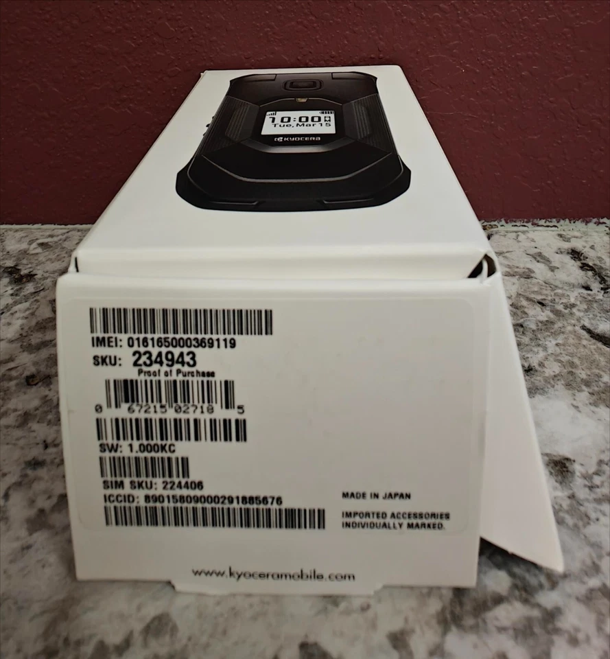 Brand NEW Kyocera DuraXA Equip E4831 Black Unlocked AT&T, T-Mobile, US Cellular - Image 3 of 4