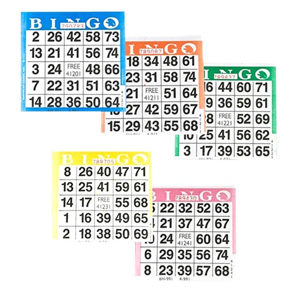 Standard Bingo Card Size - Infoupdate.org