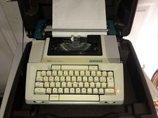 Smith Corona Coronamatic 2100 Electric Typewriter w/ Case & Cable TESTED thumbnail