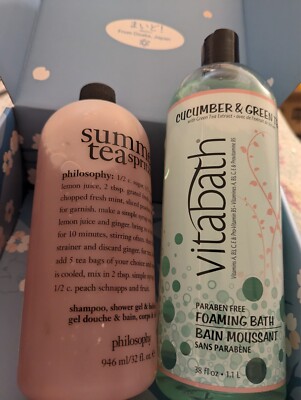 Philosophy SUMMER TEA SPRITZER 3 in 1 & Vitabath Cucumber Bath SHOWER GEL