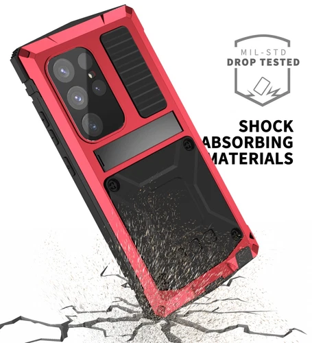 Metal Full Hard back hard Silicon case For Samsung S25 S24 Ultra S21 FE S23 S22+ - 第 6/8 張圖片