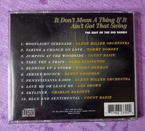 Big Band Swing CDs LOT OF 4 Glenn Miller Count Basie Goodman Dorsey Shaw Hampton - Picture 7 of 9