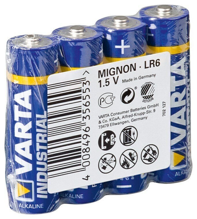 Thumbnail - Varta Industrial Pro Alkaline Batterien Aa Mignon Lr6 4006 (4er-pack)