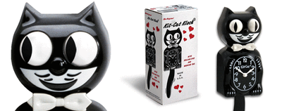 CLASSIQUE NOIR KIT Chat Horloge, Vendeur Anglais! (Animal ,Rétro, Felix, Klock , EUR 64,84 - FR