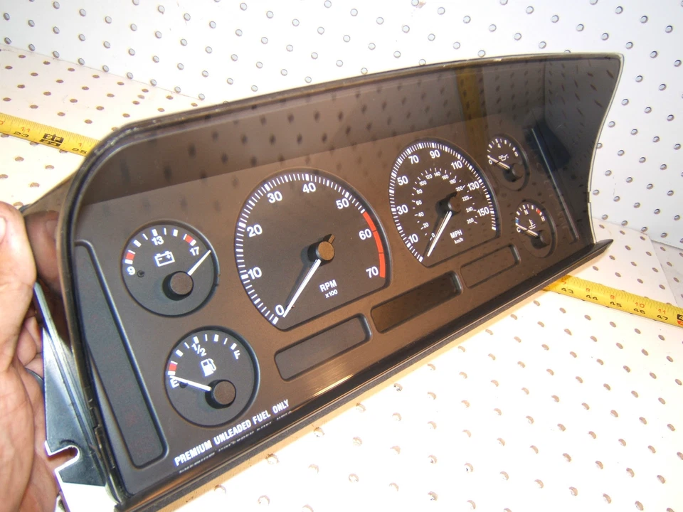 Jaguar 1995 XJR Lucas Instrument OEM 1 Cluster, DPP 1093/00 estilo EE. UU., XJR, 160 MPH Foto 3 de 4