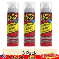 3 Pack Liquid Rubber Sealant Aerosol Spray Waterproofing Roof Leaks  Repairs US