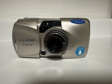 Olympus Infinity Zoom 105 35mm Point  Shoot Film Camera Turns on Untested Read