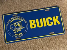 Flint Michigan Buick Motor Division Transmission Plants License Plate Motor City
