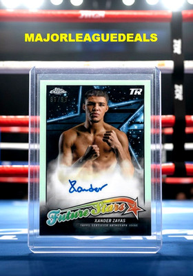 2024 Topps Chrome Boxing Xander Zayas Auto RC Rookie Future Stars #FSA-XZ