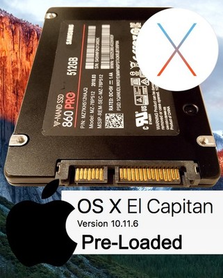 512GB 2.5'' SSD | OS X El Capitan 10.11 Pre-Loaded | MACBOOK PRO 2010 2011 2012