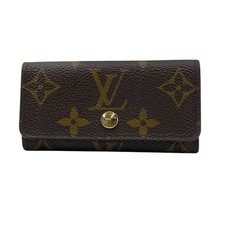 LOUIS VUITTON Monogram Multicles 4 Key Case Brown M62631