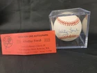 Whitey Ford Signed Baseball with Autograph Ticket Auto
