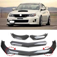 For Subaru Impreza Wrx Sti Front Splitter Bumper Lip Chin Spoiler Carbon Fiber