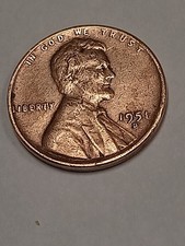 1951 D Wheat Penny - One Cent Us Coin With Print Errors