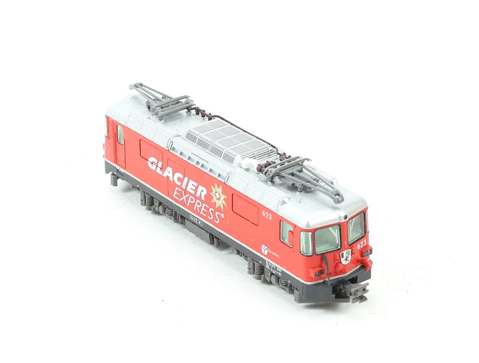 Kato N 3102-2 Locomotive électrique E-Lok Ge 4/4 II "Glacier-Express" rouge B... - Photo 4/4