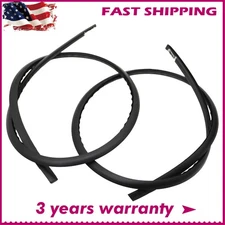 2X Left & Right Side Roof Trim Molding Sealing Strip For 1996-2000 Honda Civic