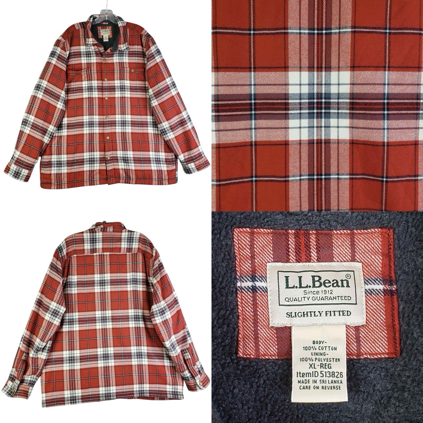 LL Bean Button Down Shirt LS Snap Button Men’s Si… - image 1