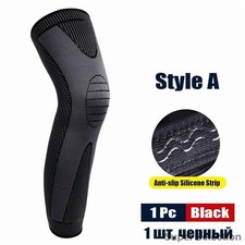 Full Leg Compression Sleeves Knee To Thigh Support Anti-Slip For Running