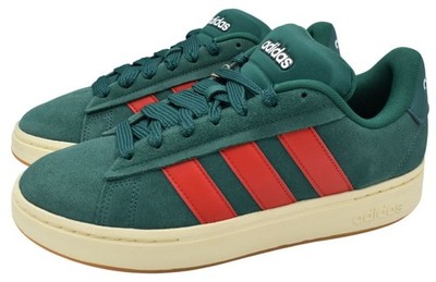 Adidas Mens Size 8.5 Grand Court Alpha 00s Y2K Green Red Sneakers Shoes