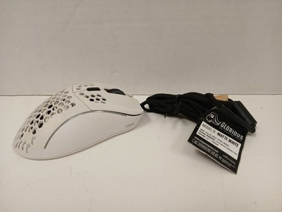 Glorious Model D- Wired Gaming Mouse, White - NO BOX