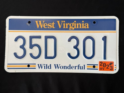 2023 West Virginia License Plate 35D 301 ... Crafts / Collect / Specialty