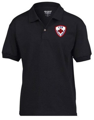 CPR Certified Instructor Polo Shirt Embroidered #414-8800