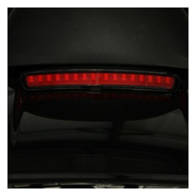 Tour-Pakr Deckellicht Schwarz Rote Linse 14-24 Touring Custom Dynamics