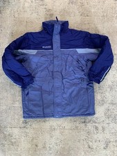 Vintage Columbia Sportswear Co Mens M Blue Fire Ridge Rain / Snow Jacket