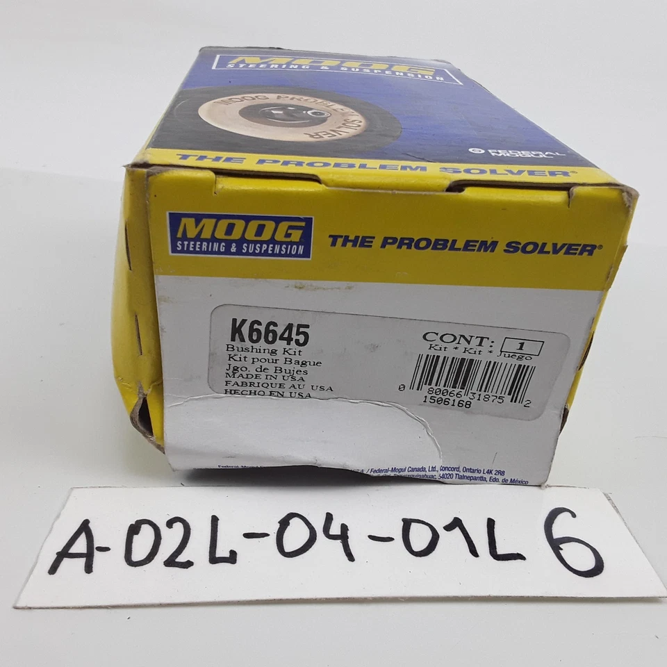 Kit de buje de barra estabilizadora de suspensión Moog K6645 para Chevrolet Corvette 84-87 Foto 4 de 4