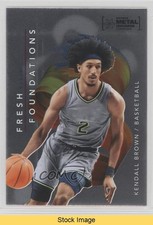 2022 Skybox Metal Universe Champions Fresh Foundation Kendall Brown READ w1s