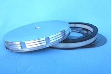 1965-67 Pontiac Gto Lemans 4 Bbl Louvered Pancake Chrome Air Cleaner Assembly