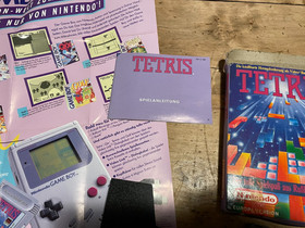Tetris Nintendo Entertainment System ink. Poster Game Boy guter Zustand NES