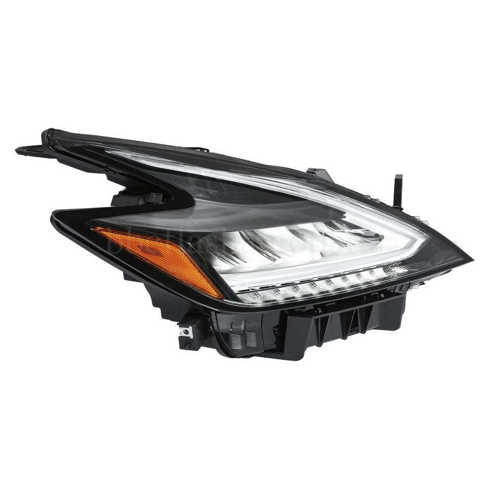 黑色 LED 车头灯司机和乘客侧适用于日产 Murano 2019 2020 2021 — 第 4/4 张图片