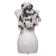 Opus, Sommerschal, ACOSA SCARF, Damen, Weiß/Schwarz/Pink, 170 cm, 100 #FBO