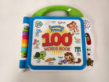 Leap Frog Learning Friends 100 Words Book Educational Toy English Spanish Works