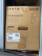 Bose Virtually Invisible 191 In-Ceiling/In-Wall Speakers Wired 100W White Pair 