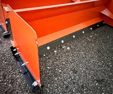 JCT 96” Skid Steer Snow Pusher With Adjustable Metal Cutting Edge