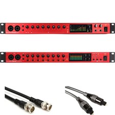Focusrite Clarett 8Pre USB-C Audio Interface and Preamp Expansion Bundle