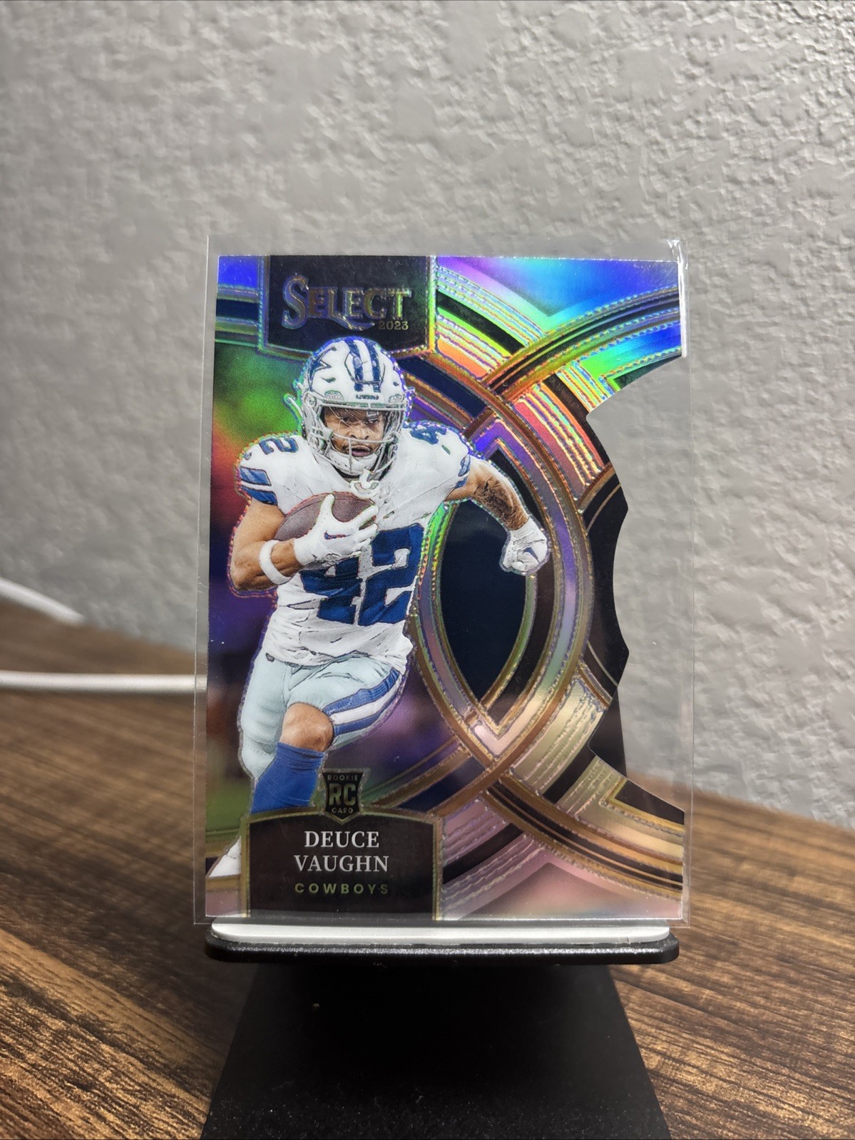 2023 Panini Select - Premier Level Deuce Vaughn #128 Silver Prizm Die-Cut (RC)