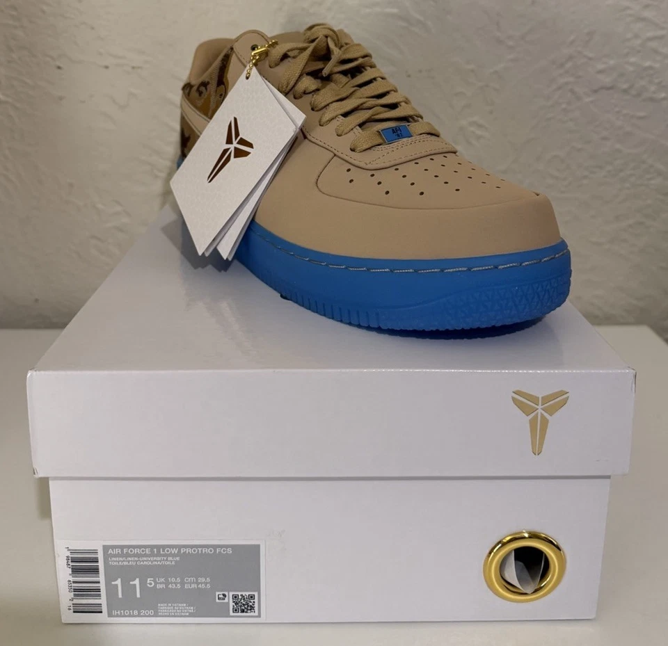 Nike Air Force 1 Low Protro Kobe Bryant Lino - Para hombres 11.5 - Totalmente Nuevas Foto 2 de 4