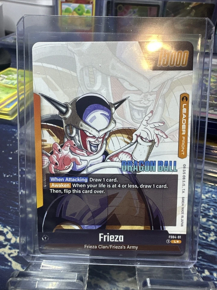 Frieza FS04-01 ✨GOLD✨ Leader | Manga Booster 02 | Dragon Ball Fusion World - Image 2 of 2