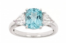 4.25 Carat Cushion Cut Natural Aquamarine 925...