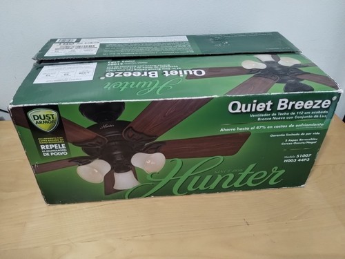 Hunter quiet breeze ceiling fan 44 Inch 51007 Ceiling Fan with Light