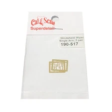 NEW Cal Scale 190-517 Windshield Wipers 2 Pair -- Single-Arm Style HO Scale