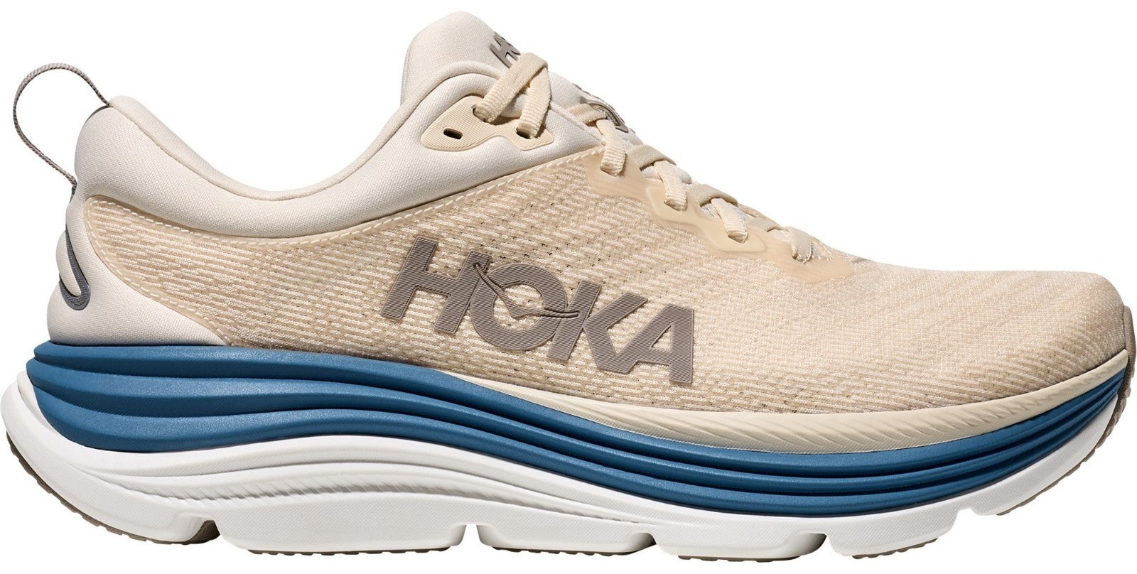 Hoka One One Gaviota 5 Neutral Knit Running Sneakers - Barley Oat milk Women main image 3