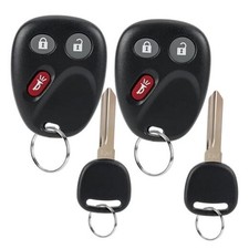 Key Fob Keyless Entry Remote with Ignition Keys Fits for 2003-2006 Chevy