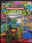 Vintage TMNT Ninja Turtles Genghis Frog 1989 Playmates Action Figure Sealed