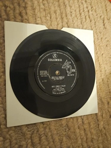 The Pink Floyd See Emily Play/ Scarecrow 7" Vinyl Single UK Columbia 1967